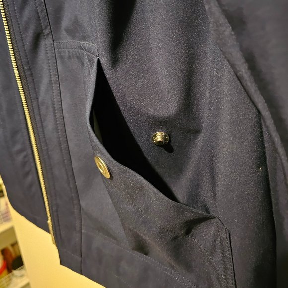 Dennis Basso Rain Jacket - Navy - Picture 6 of 10
